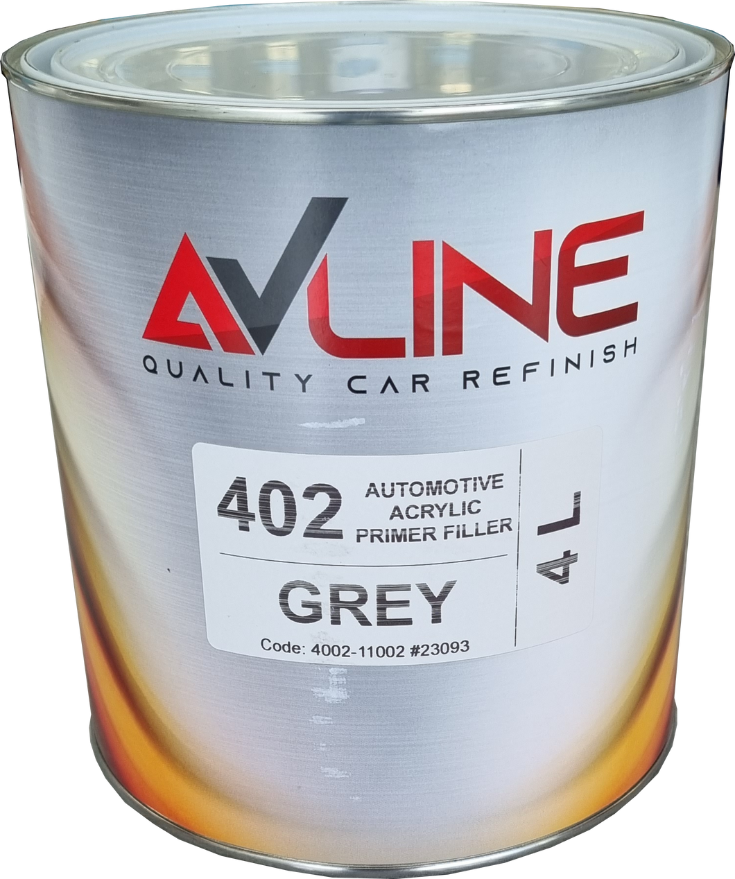 AV LINE 402 1K Acrylic Primer Filler Grey 4 Litre