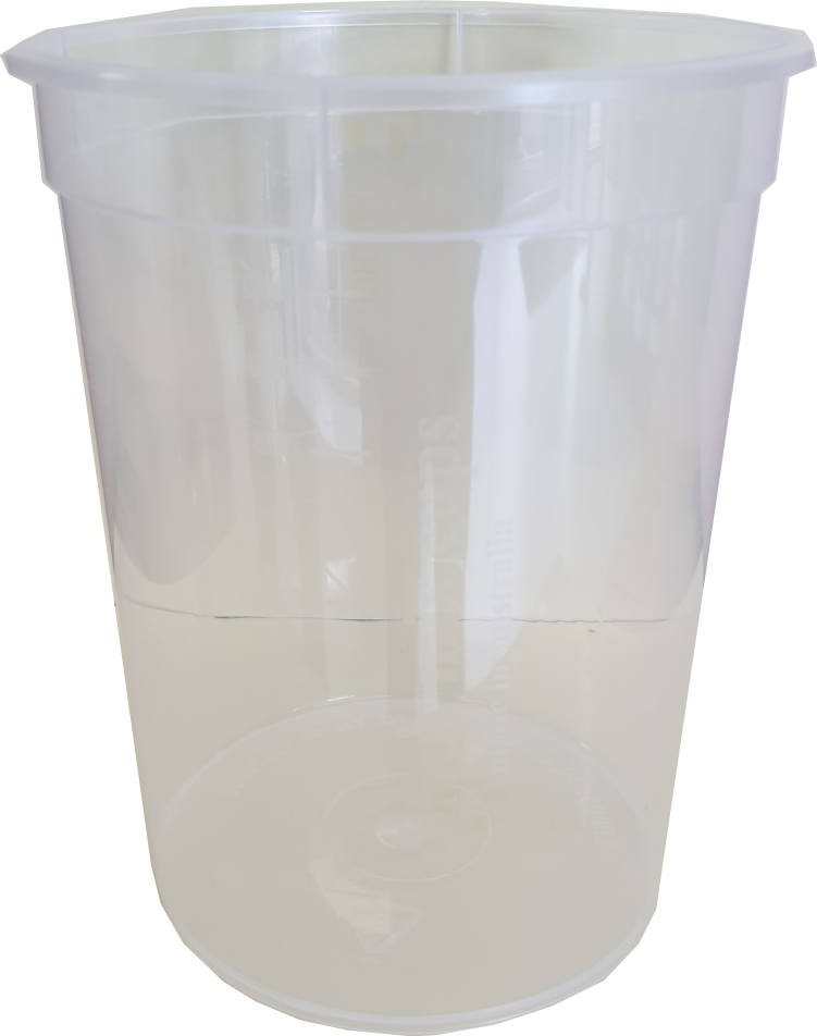 1 Litre Mixing/ Measure Cups Calibrated - Box of 100