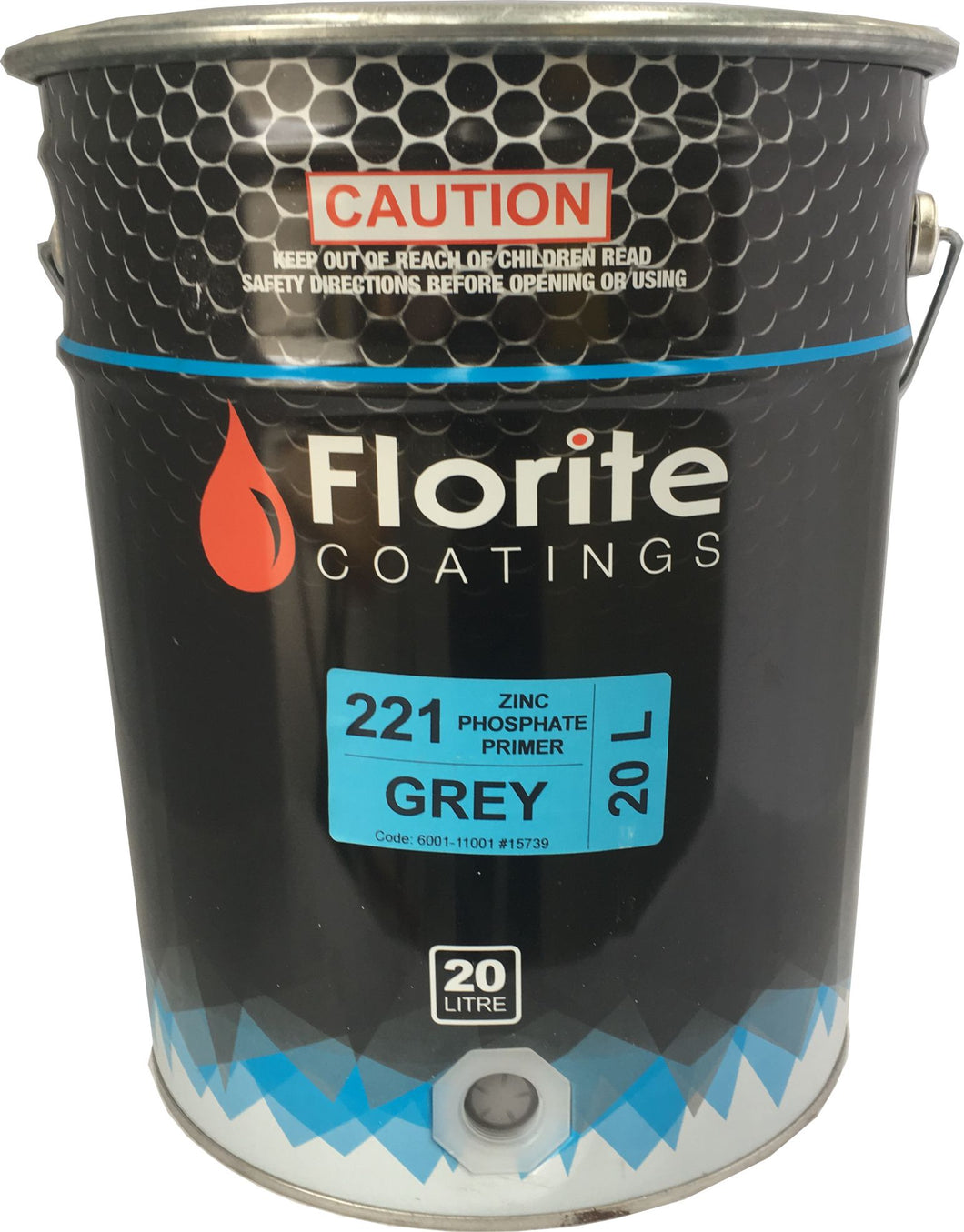 FLORITE 221 1K Zinc Phosphate Primer Grey - 20 Litre