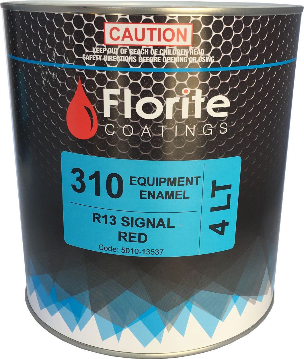 4 Litre Industrial/ Commercial Equipment Enamel R13 Signal Red