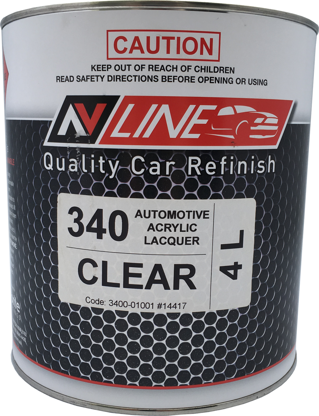 AV LINE 340 Auto Acrylic Lacquer Clear - 4 Litre