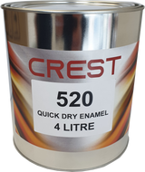 4 Litre Quick Dry Enamel White Gloss