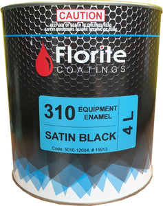 4 Litre Industrial/ Commercial Equipment Enamel SATIN BLACK
