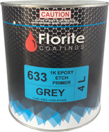 FLORITE 633 1K EPOXY ETCH PRIMER GREY - 4 Litre