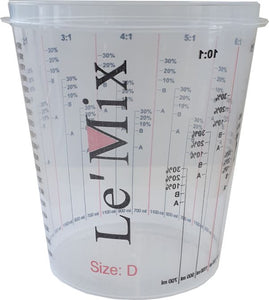 2300ml "SUPER" Mixing Cups Calibrated -  (box of 200)
