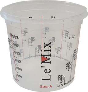 385ml "SUPER" Mixing Cups Calibrated -  (box of 200)