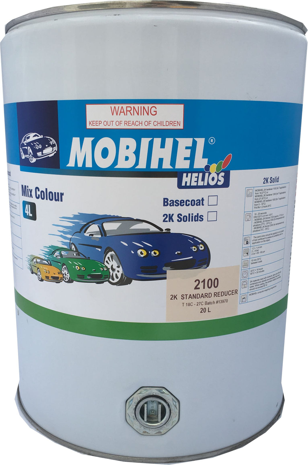 MOBIHEL 2100 2K Std Reducer/Thinner - 20 Litre