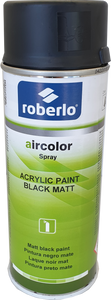 Aerosol 400ml MATT Black Enamel Spray Can