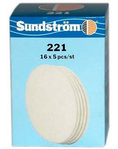 SUNDSTROM PRE FILTER 221-  Packet of 80