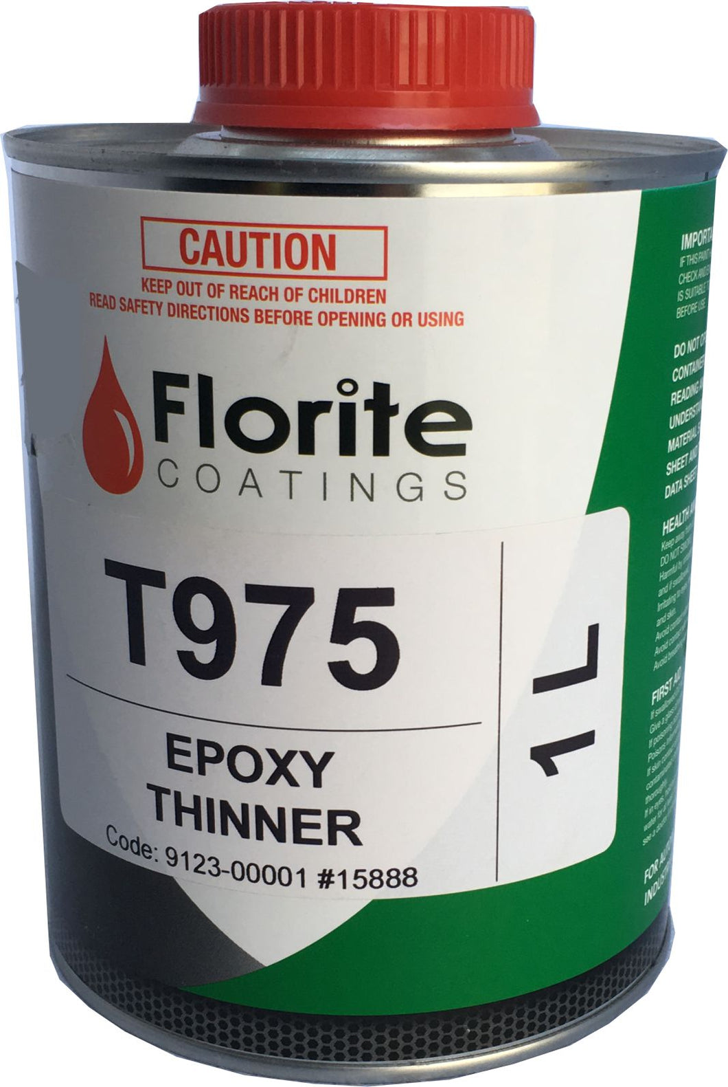 FLORITE T975 EPOXY Reducer/Thinner - 1 x Litre